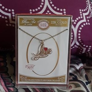 Glass baron necklace